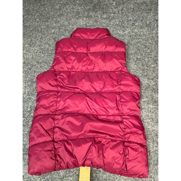 Old Navy Kids Puffer Vest Burgundy Size M(8) Poly Shell & Lining - Picture 10 of 10